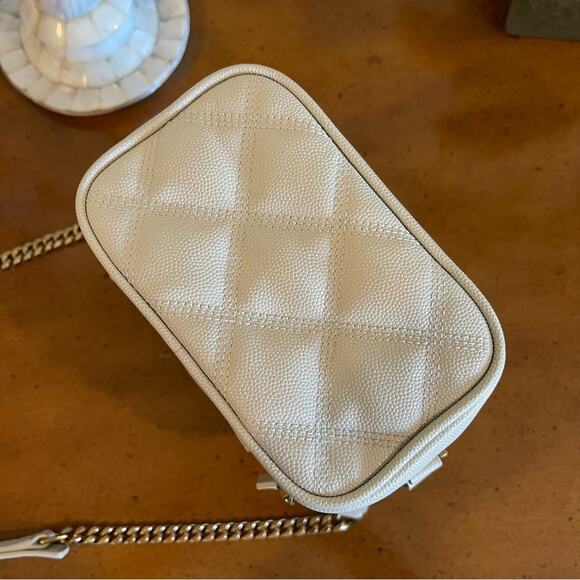 LIKE NEW Saint Laurent 80s Vanity YSL Crossbody Bag in Quilted Grained Leather - Picture 7 of 14